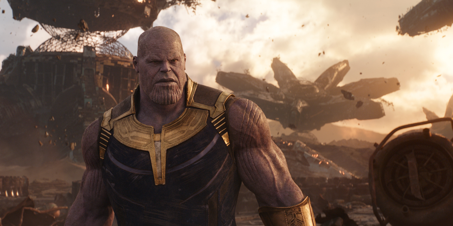 Das Gesicht des Bösewichts Thanos aus «Avengers – Infinity War» wurde mit der neuen Technologie der ETH Zürich und Disney Researchs Studios animiert. (Copyright: Marvel Studios 2018) 