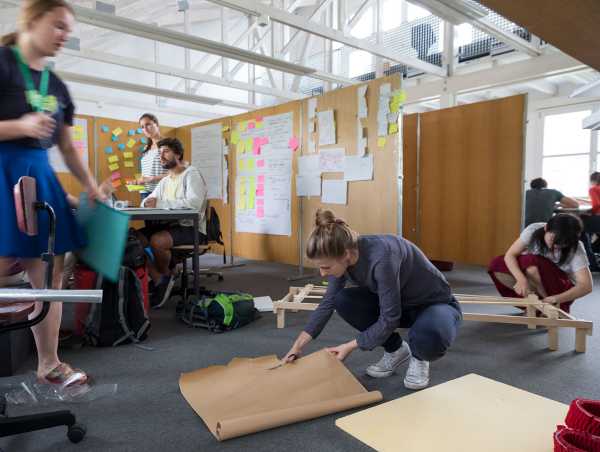 Contributing personal ideas to projects (Photograph: Alessandro Della Bella)