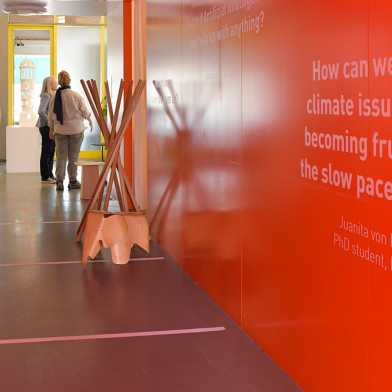 Entrance of the ETH pavilion at the WEF 2022