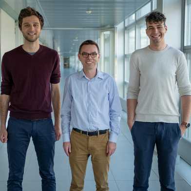 Edgars Lakis, Jörn Piel and Daniel Richter